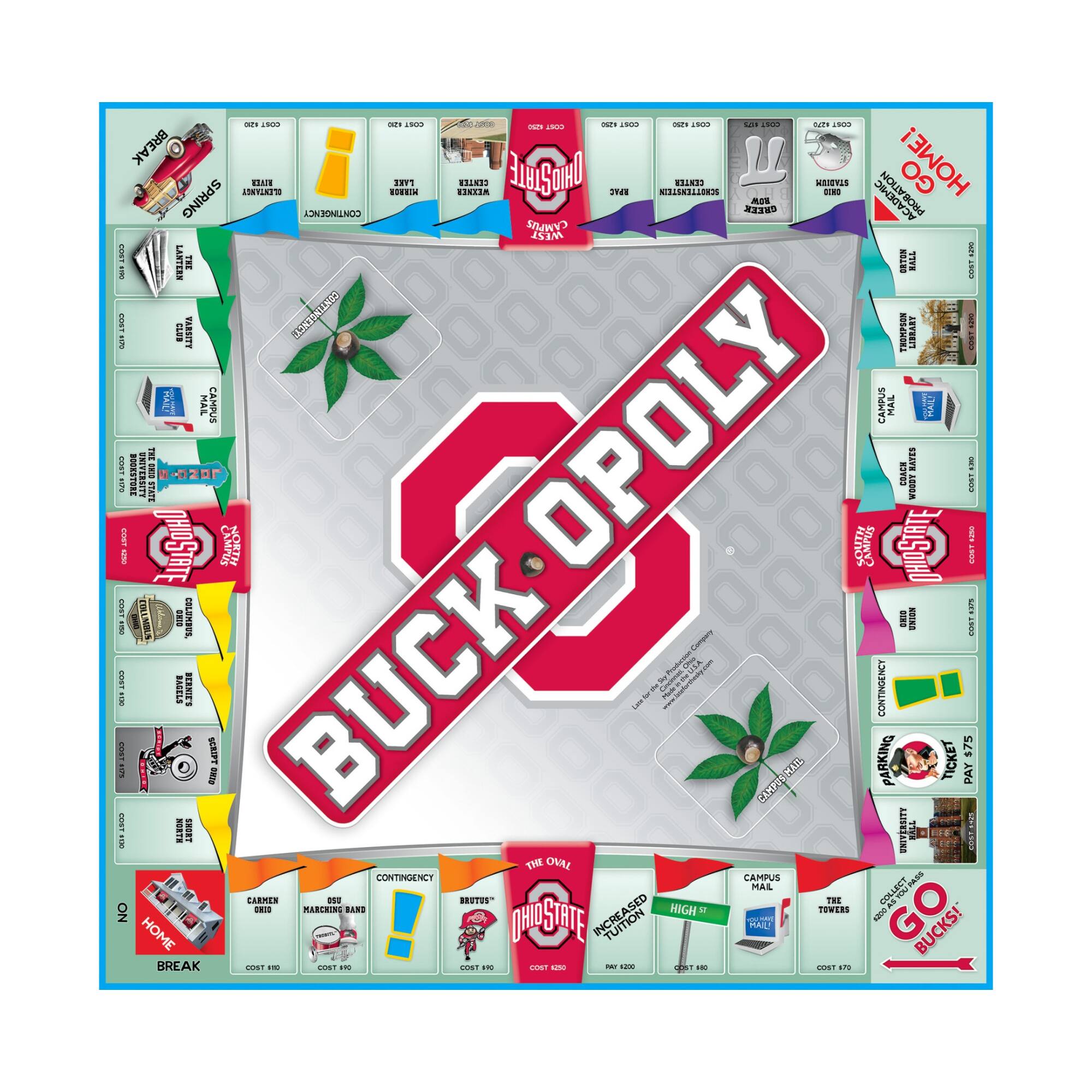Late For The Sky Buckopoly Game